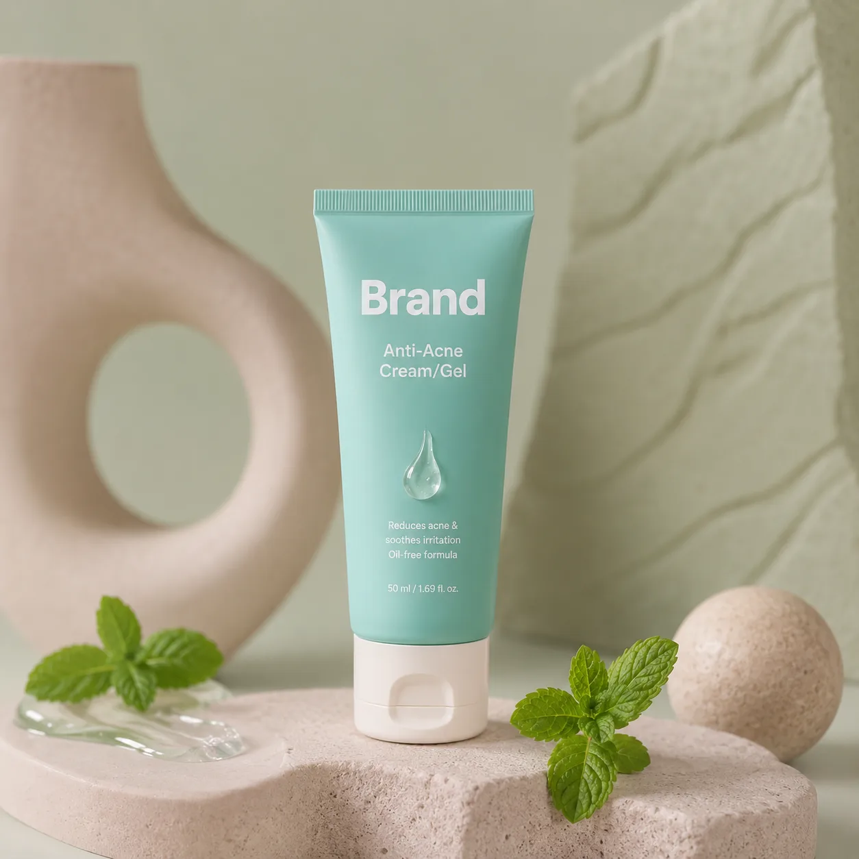 Anti-Acne Cream/Gel manufacturer in India for private label cosmetic brands distributors and importers