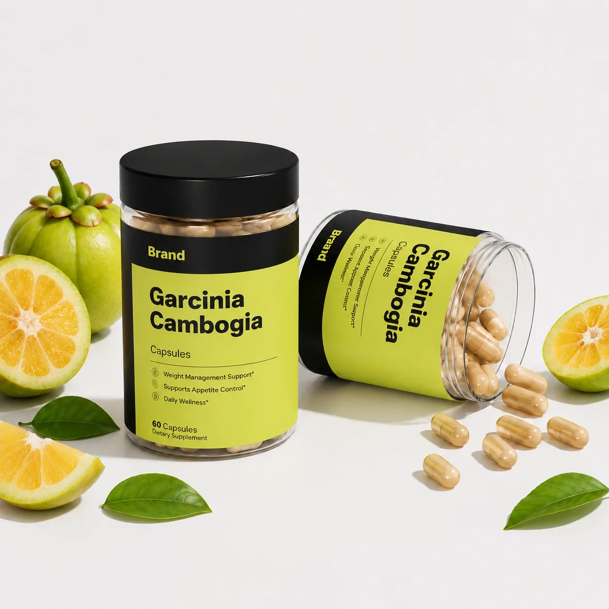 Garcinia Cambogia Capsules private label packaging and labeling support in India for export-quality tablet and capsule supplement brands