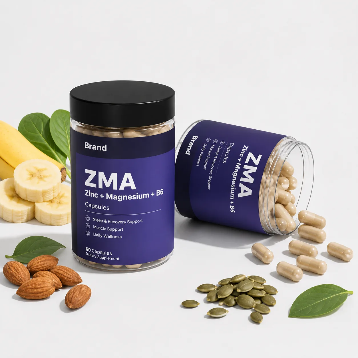 ZMA Tablet Capsules private label packaging and labeling support in India for export-quality tablet and capsule supplement brands