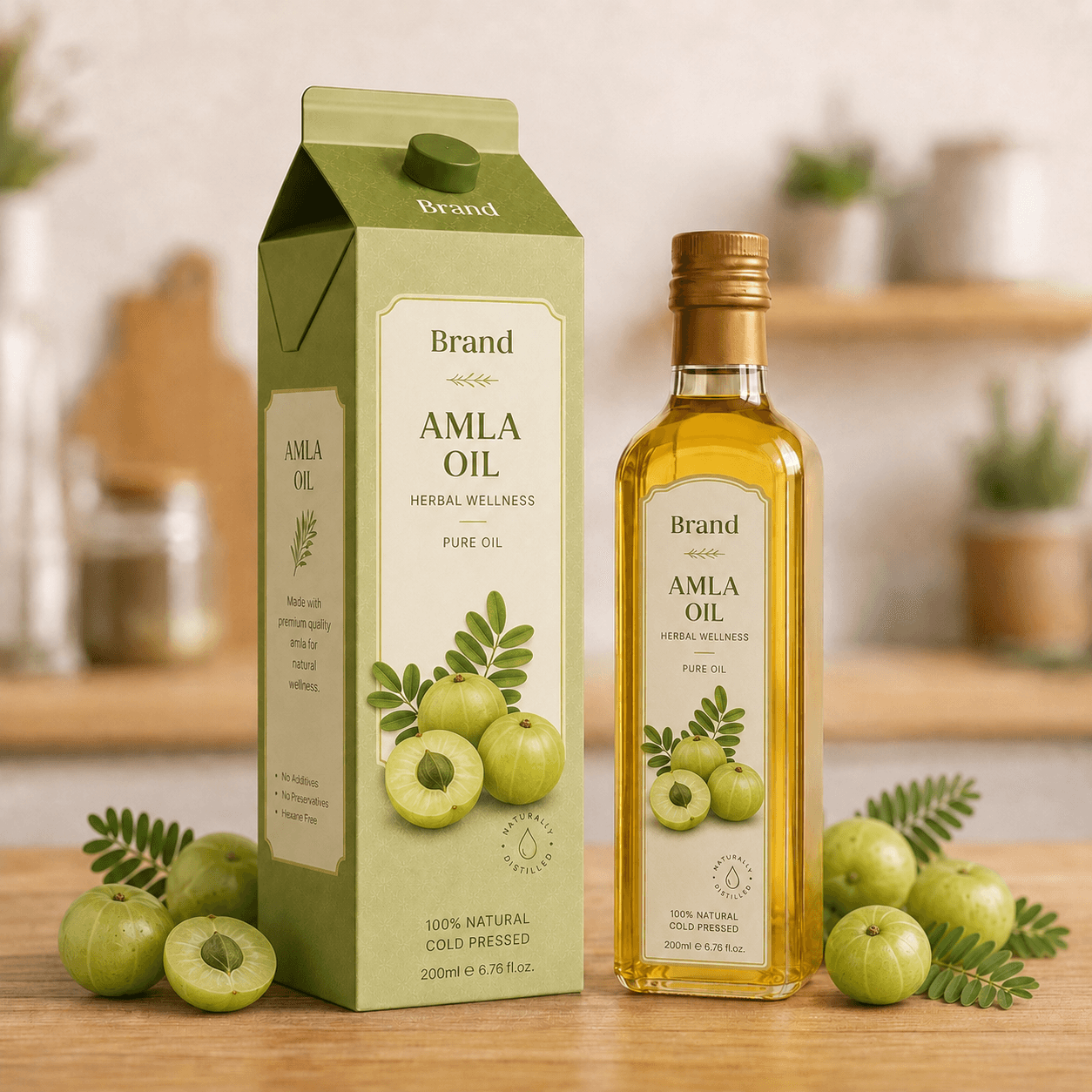 Amla Oil manufacturing in India for herbal wellness, ayurvedic and natural product brands custom formulation bulk production and export buyers