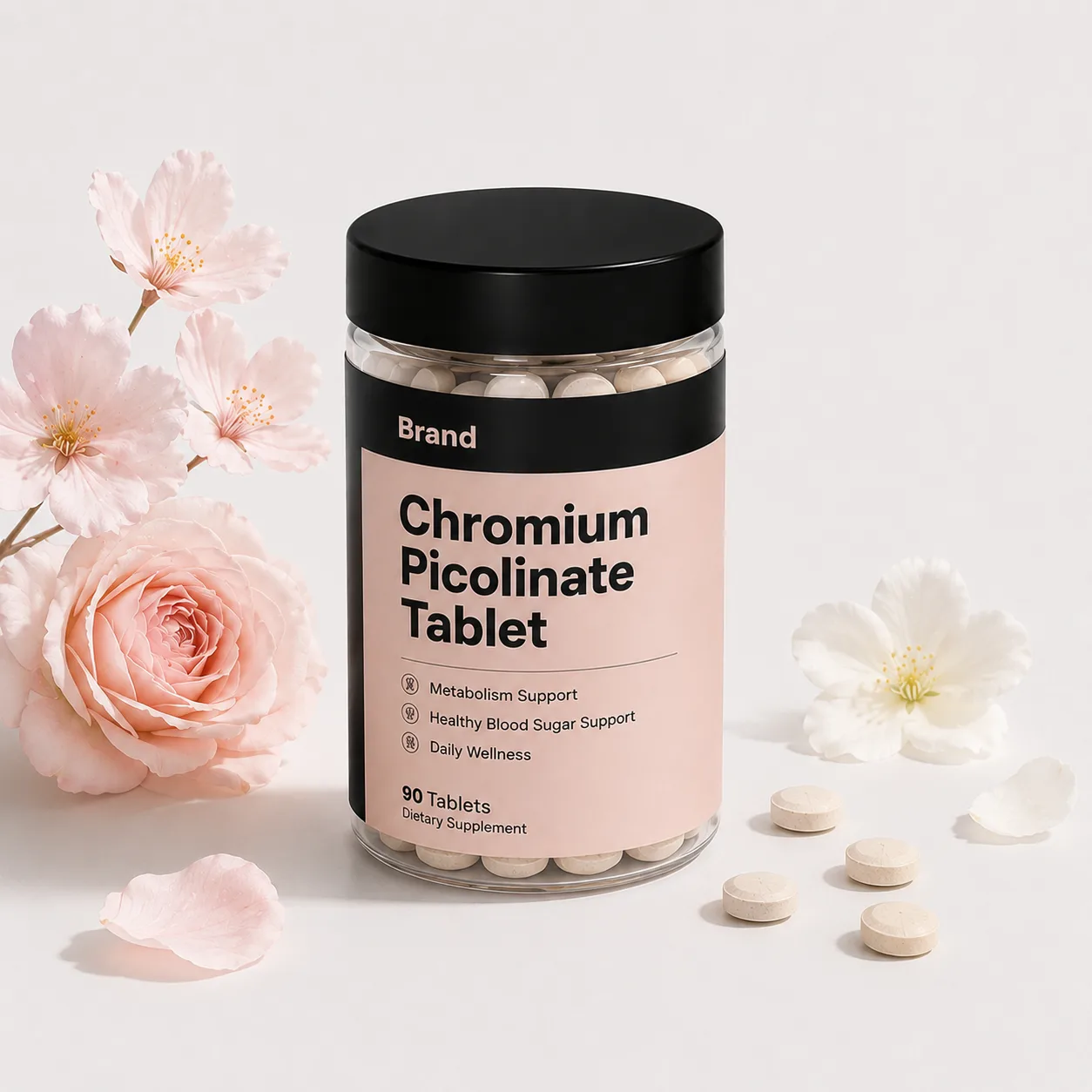 Chromium Picolinate Tablet manufacturer in India for private label tablet and capsule supplement brands distributors and importers