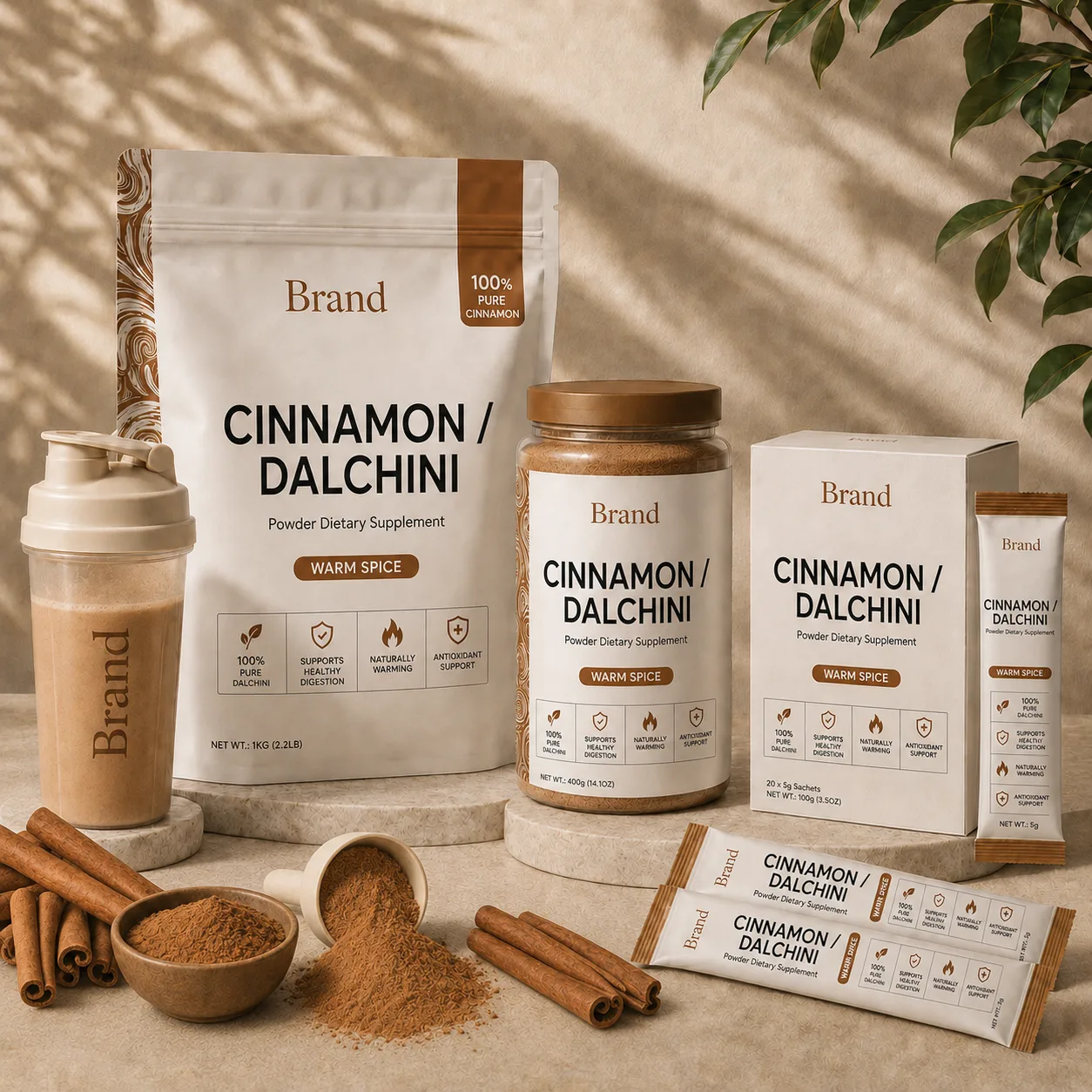 Cinnamon manufacturing and export from India for herbal wellness, ayurvedic and natural product brands, distributors and global B2B buyers with private label and custom formulation support.