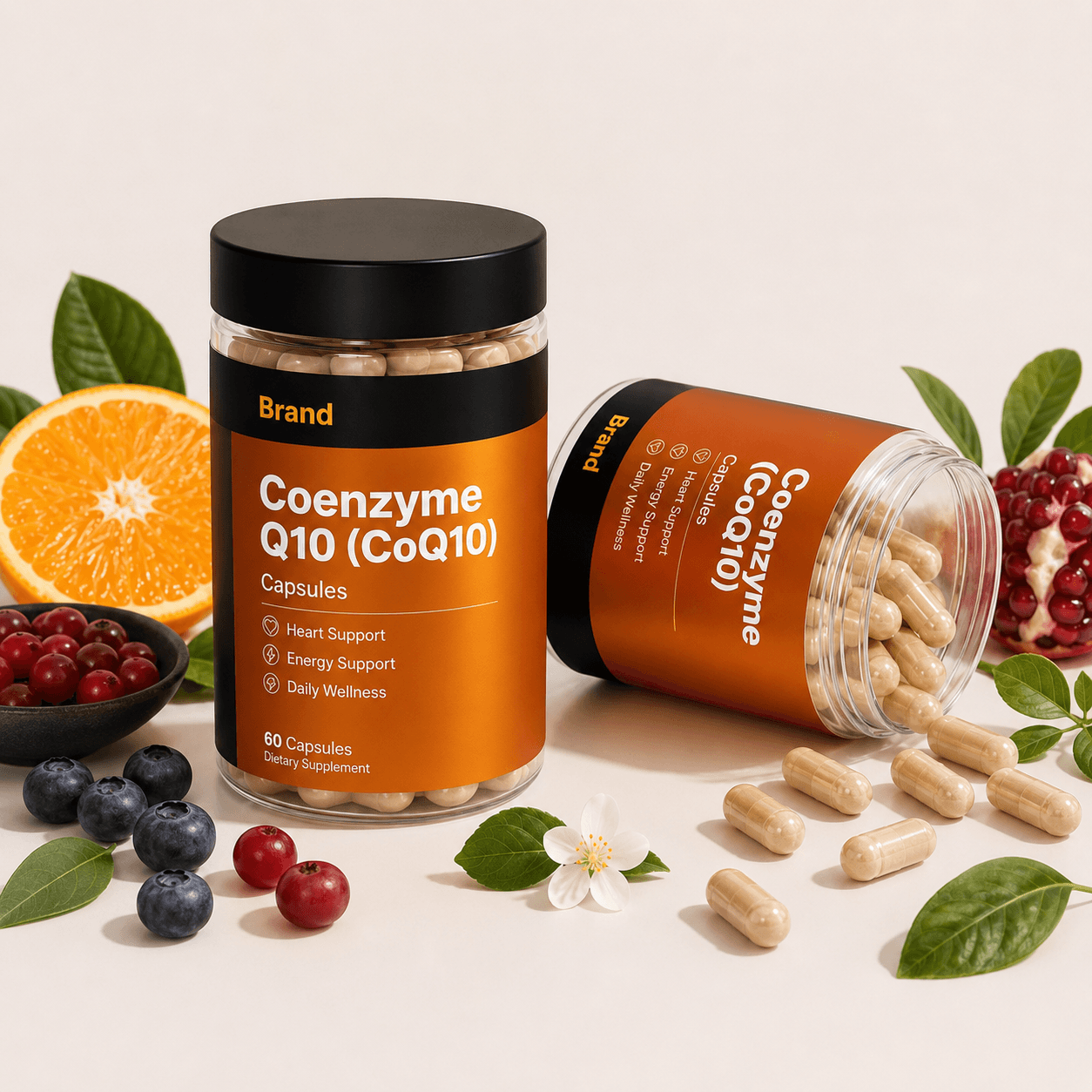 Coenzyme Q10 (CoQ10) manufacturer in India for private label sachet supplement brands distributors and Expoter