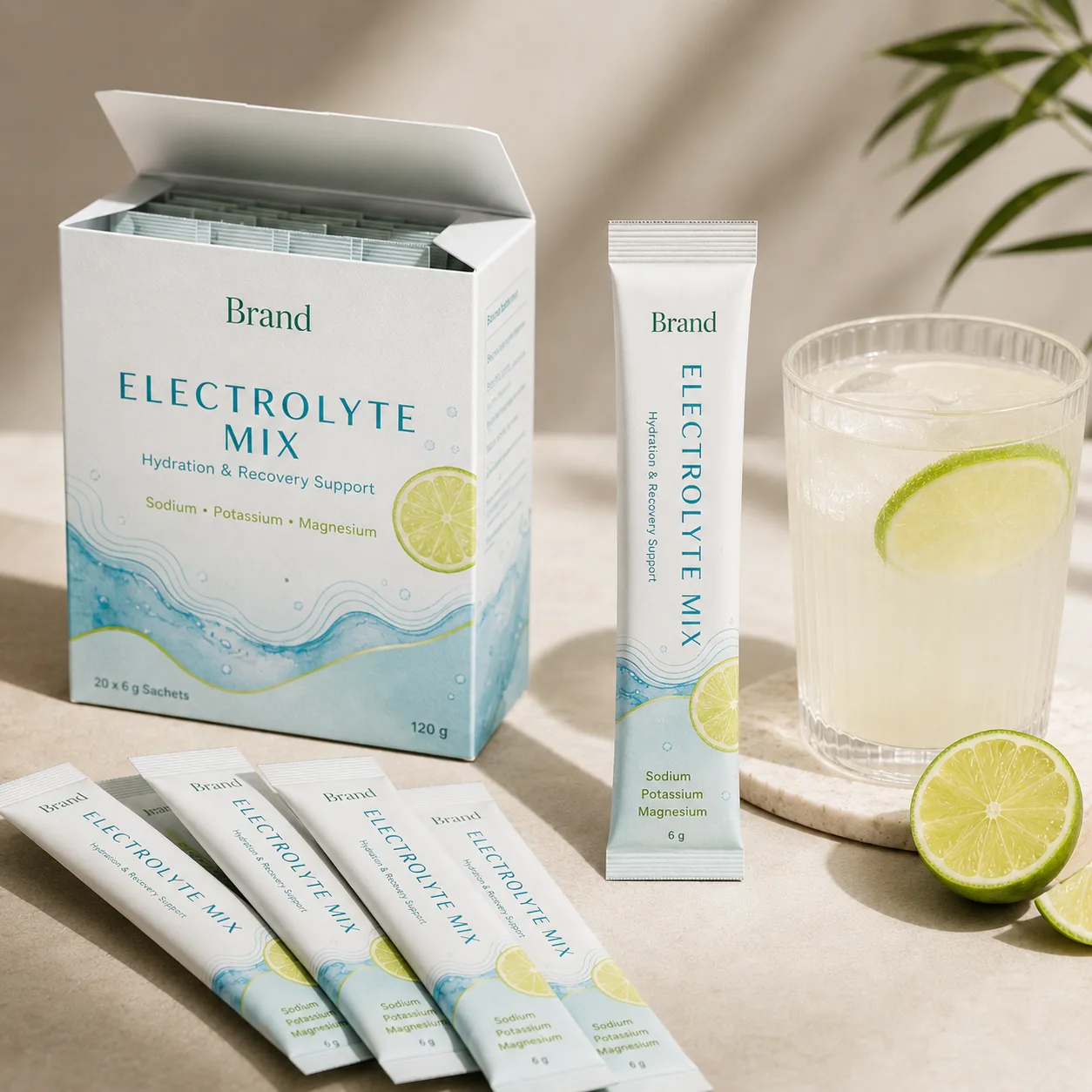 Electrolyte Mix manufacturing in India for single-dose supplement, hydration and wellness brands with private label packaging bulk supply and export support