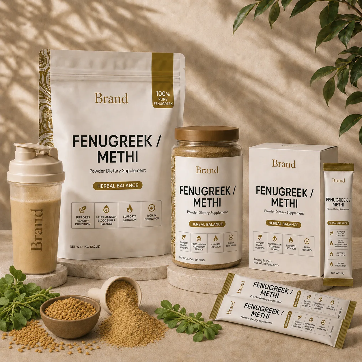 Fenugreek (Methi) manufacturer and exporter in India for private label brands custom formulation bulk orders and global B2B buyers