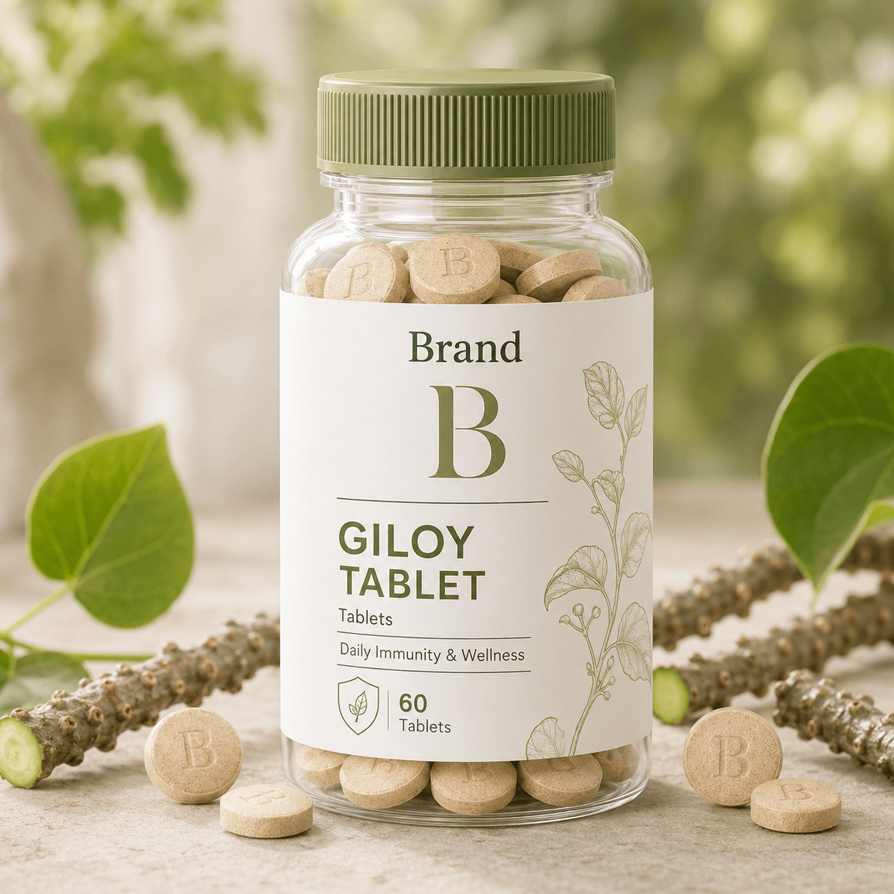 Giloy from Claunecks Life Sciences, an Indian B2B manufacturer supporting private label, bulk production, packaging, labeling and export-ready supply.