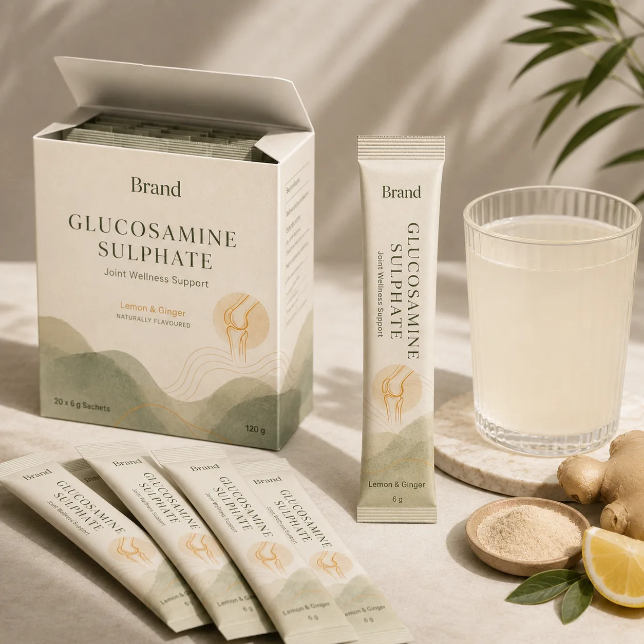 Glucosamine Sulphate Export-quality Glucosamine Sulphate manufacturer in India for private label sachet supplement brands distributors and importers