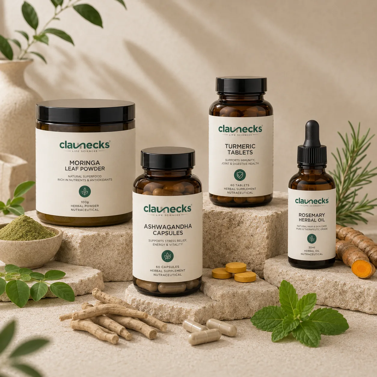 Herbal wellness product manufacturer in India for ayurvedic nutraceutical private label brands and international distributors