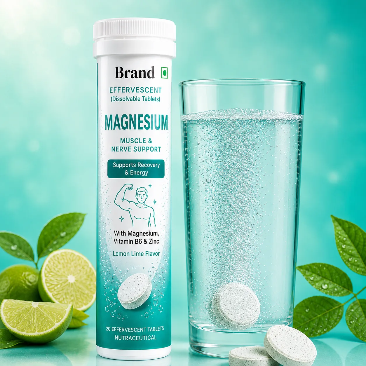 Magnesium Effervescent supplier and manufacturer from India for custom formulation private label products and worldwide B2B supply