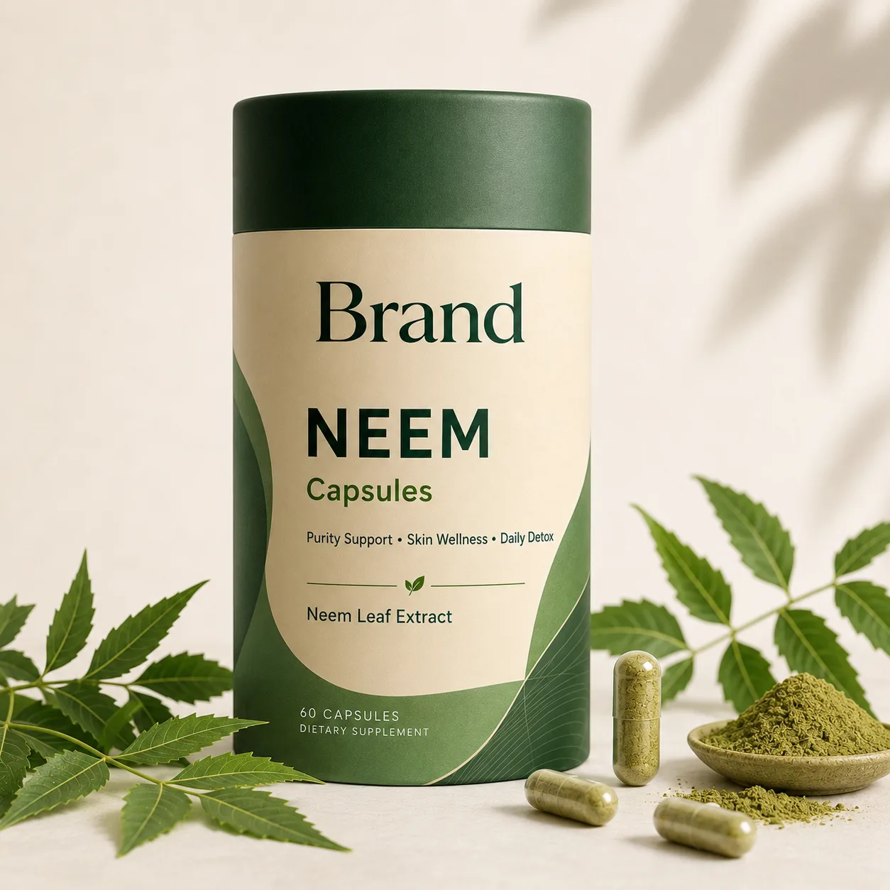 Neem ustom formulation private label products and worldwide B2B supply