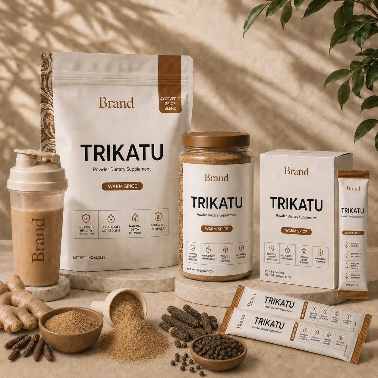 Trikatu Export-quality manufacturer in India for private label herbal wellness brands distributors and importers
