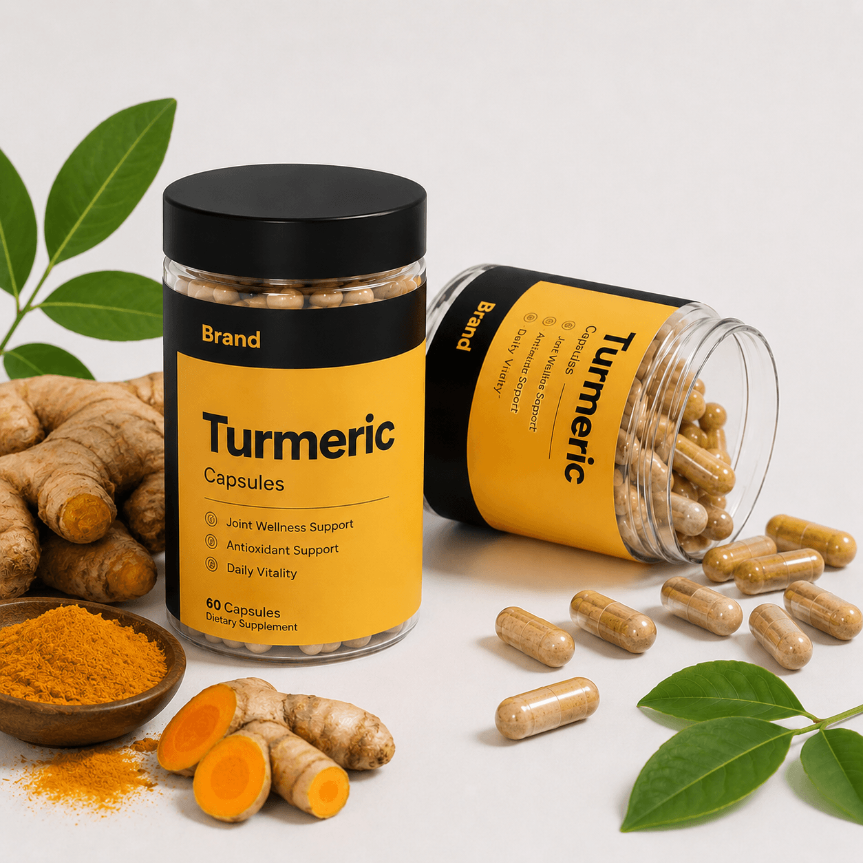 Turmeric (Haldi) Custom formulation Turmeric (Haldi) manufacturer in India for third-party manufacturing private label packaging and B2B supply